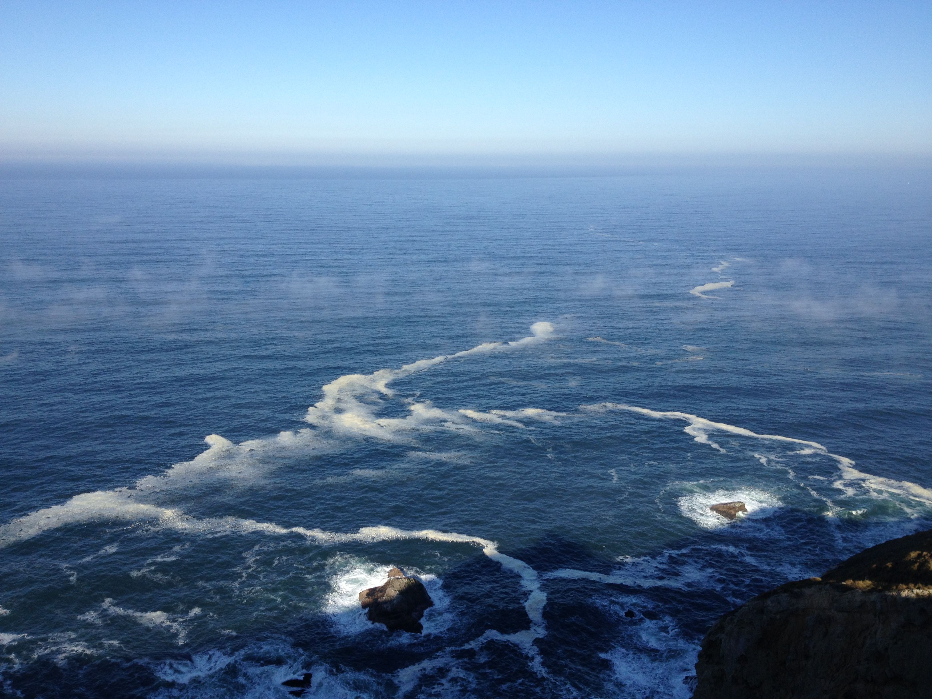 Photo of ocean off of Pt. Reyes.